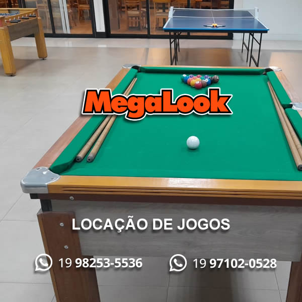 MegaLook, locação de Jogos para festas e eventos em Nova Odessa, Sumaré, Americana e cidades da regiãos.